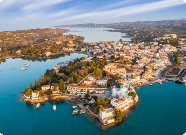 Porto Heli, Ermionida, from above